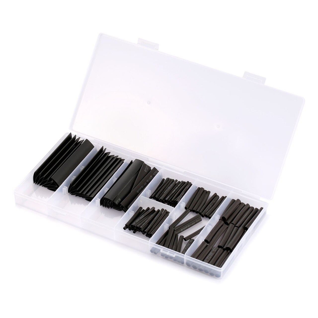 127Pcs Heat Shrink Tubes 2:1 Insulation Wire Wrap Assortment Set Pe Material